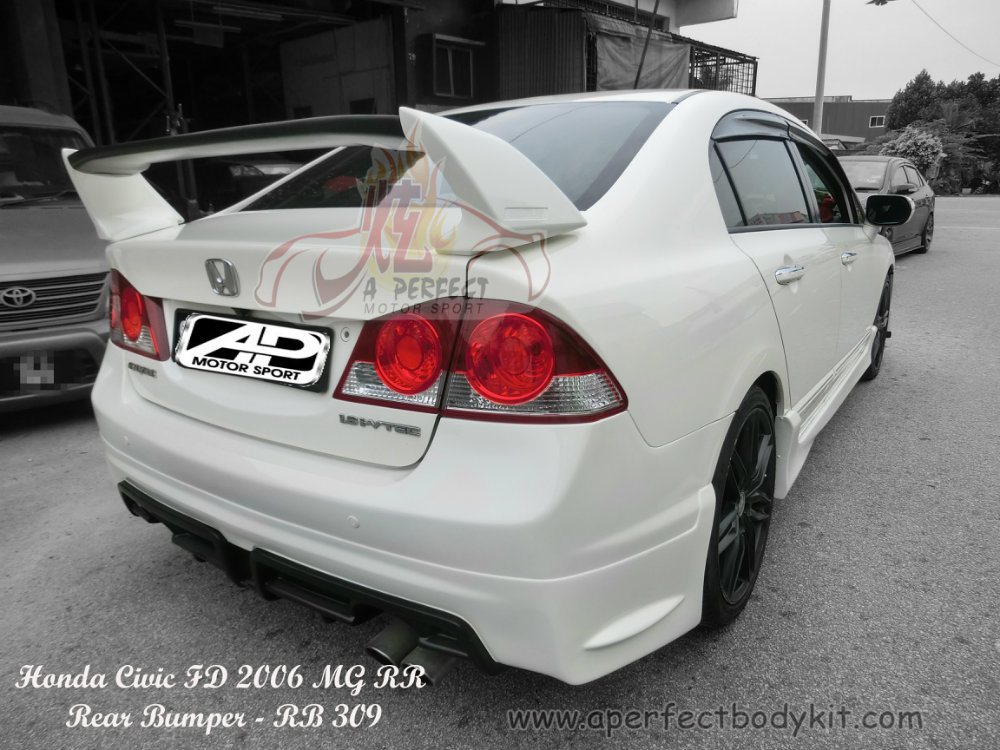 Honda Civic FD 2006 MG RR Rear Bumper 