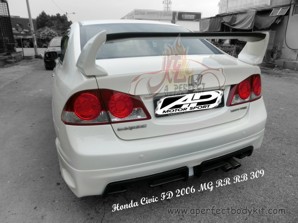 Honda Civic FD 2006 MG RR Rear Bumper 