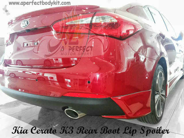 Kia K3 Rear Boot Lip Spoiler 