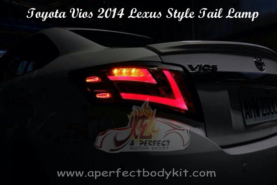 Toyota Vios 2014 Lexus Style Rear Tail Lamp 