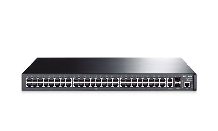 JetStream 48-Port 10100Mbps + 4-Port Gigabit L2 Managed Swit