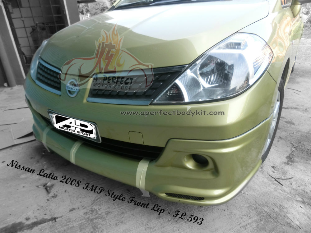 Nissan Latio 2008 IMP Style Front Lip 