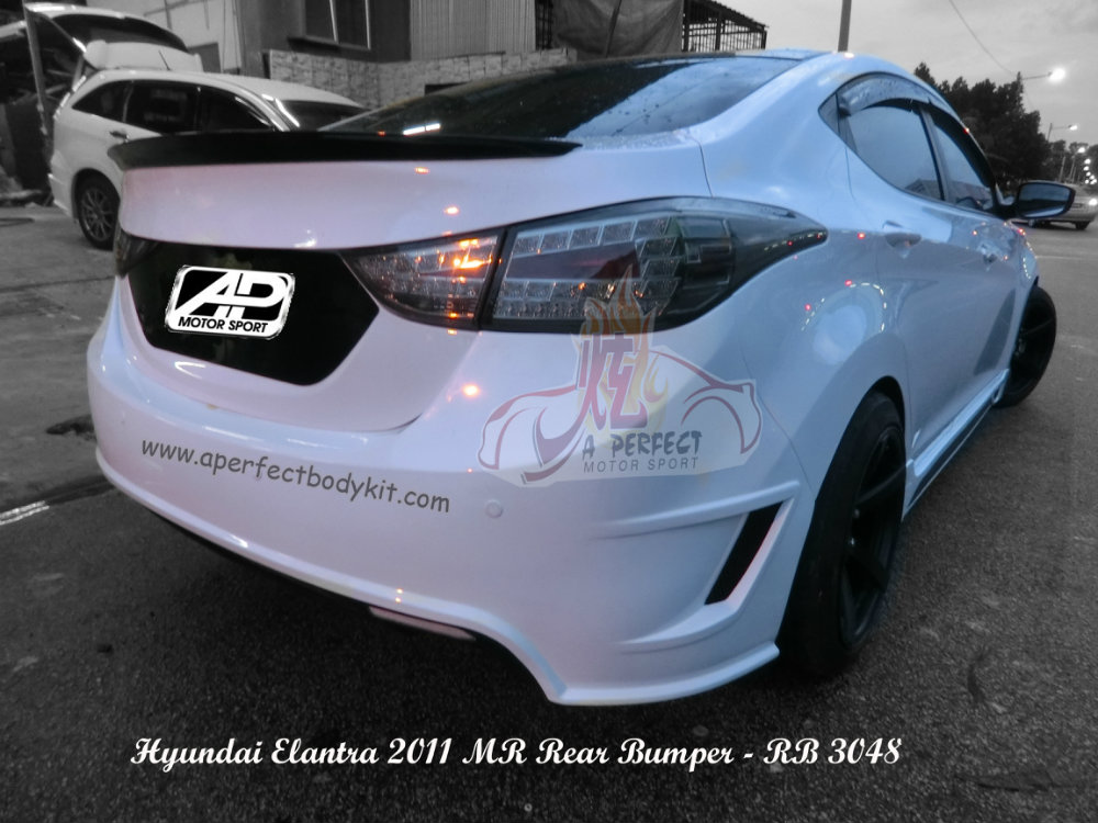 Hyundai Elantra 2011 MR Style Rear Bumper 