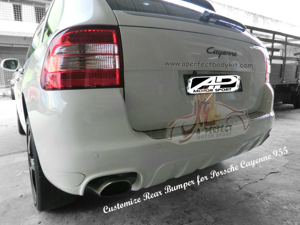 Customize Rear Bumper for Porsche Cayenne 955 