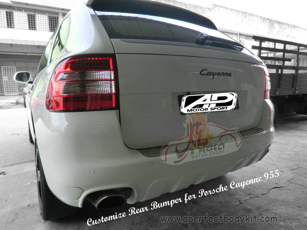 Customize Rear Bumper for Porsche Cayenne 955 