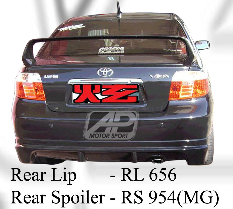 Toyota Vios 2004 Rear Lip & Rear Spoiler 