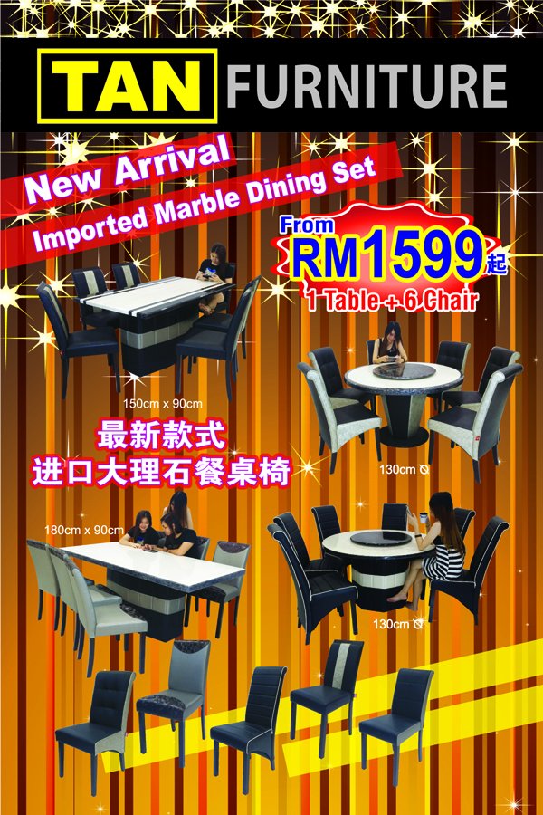 Sales New Arrival Imported Marble Dining Set Sales New Arrival Imported Marble Dining Set