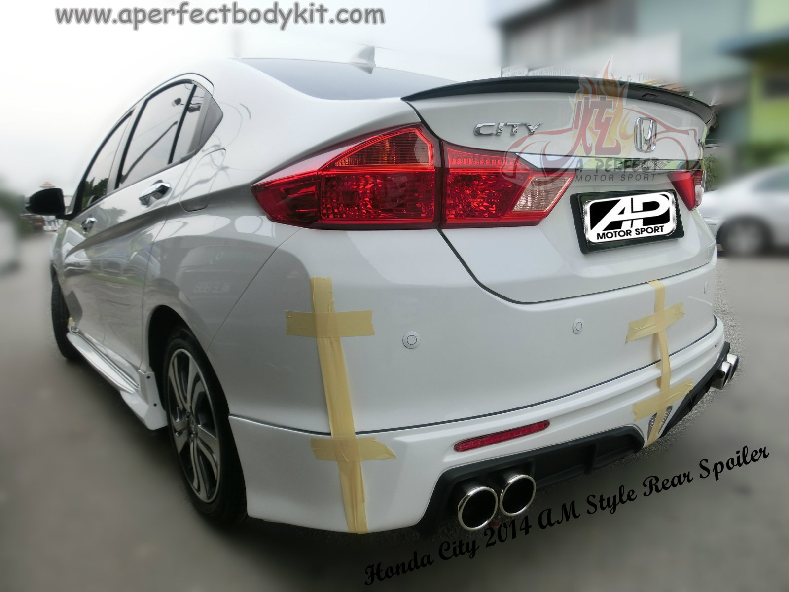 Honda City 2014 AM Style Rear Spoiler 