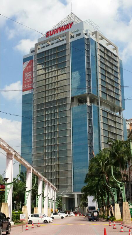 General View to Sunway Pinnacle Office Block at Bandar Sunwa