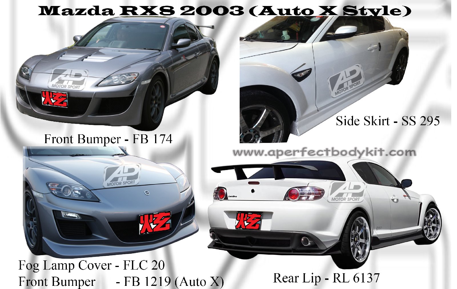 Mazda RX8 2003 Auto X Bodykits 