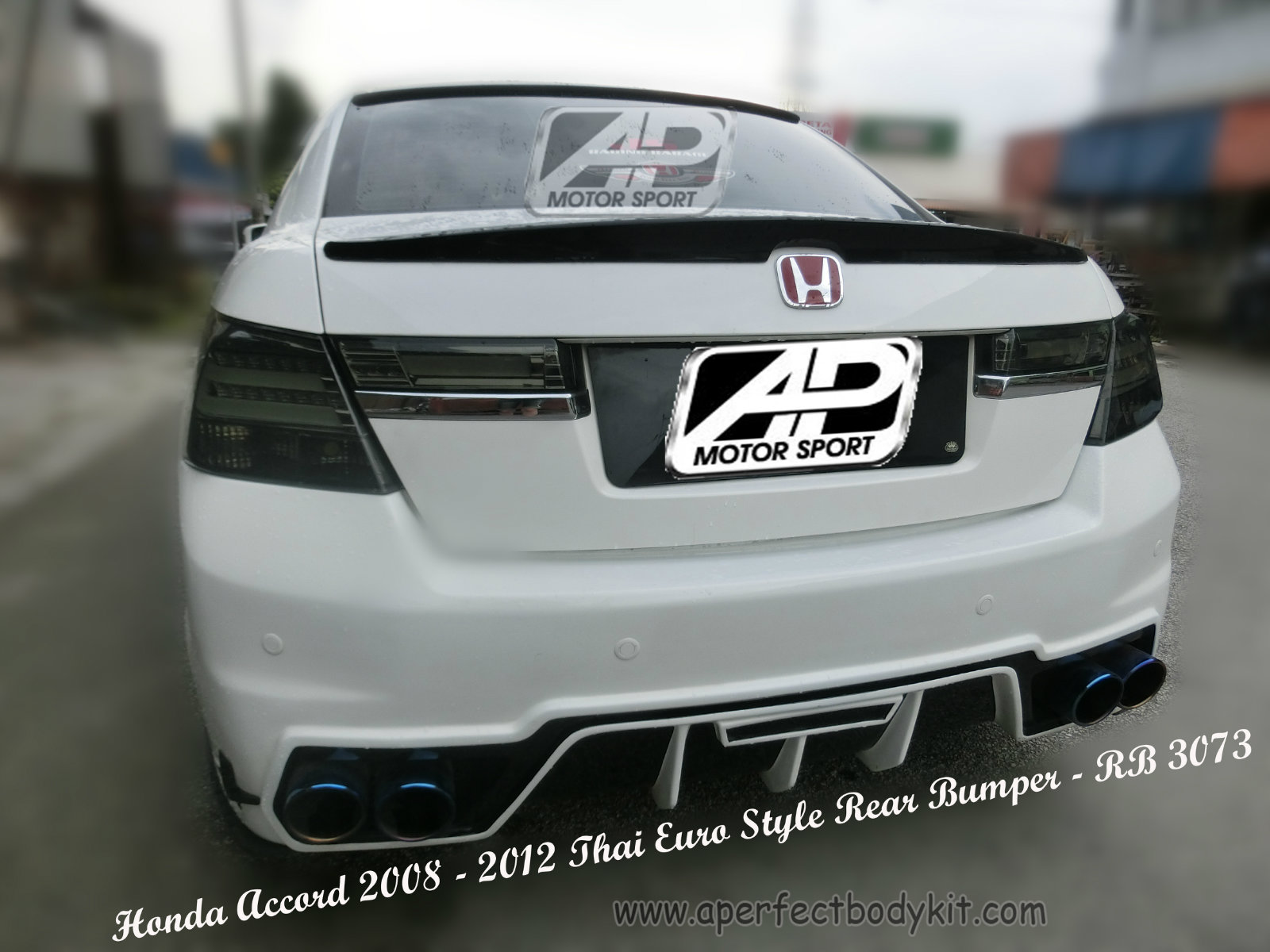 Honda Accord 2008 Thai Euro Rear Bumper 