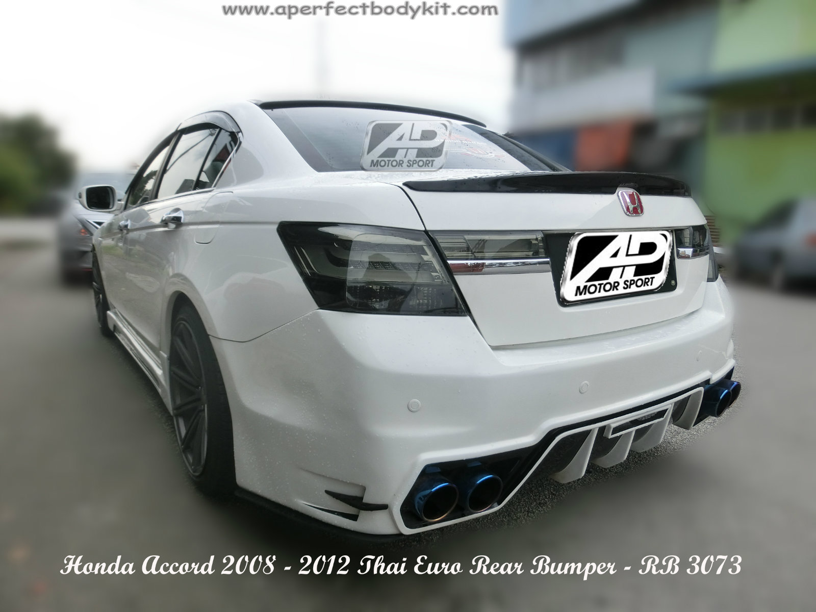 Honda Accord 2011 Thai Euro Style Rear Bumper 