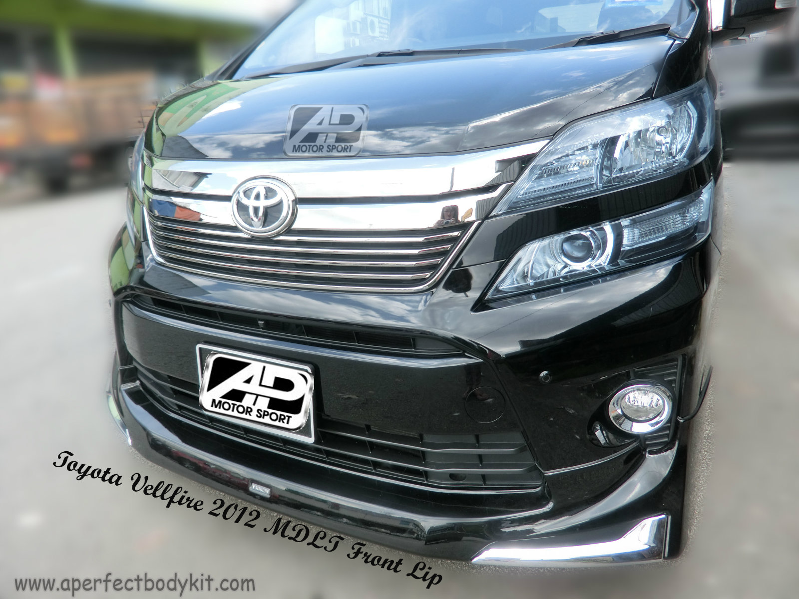 Toyota Vellfire 2012 MDLT Front Lip 