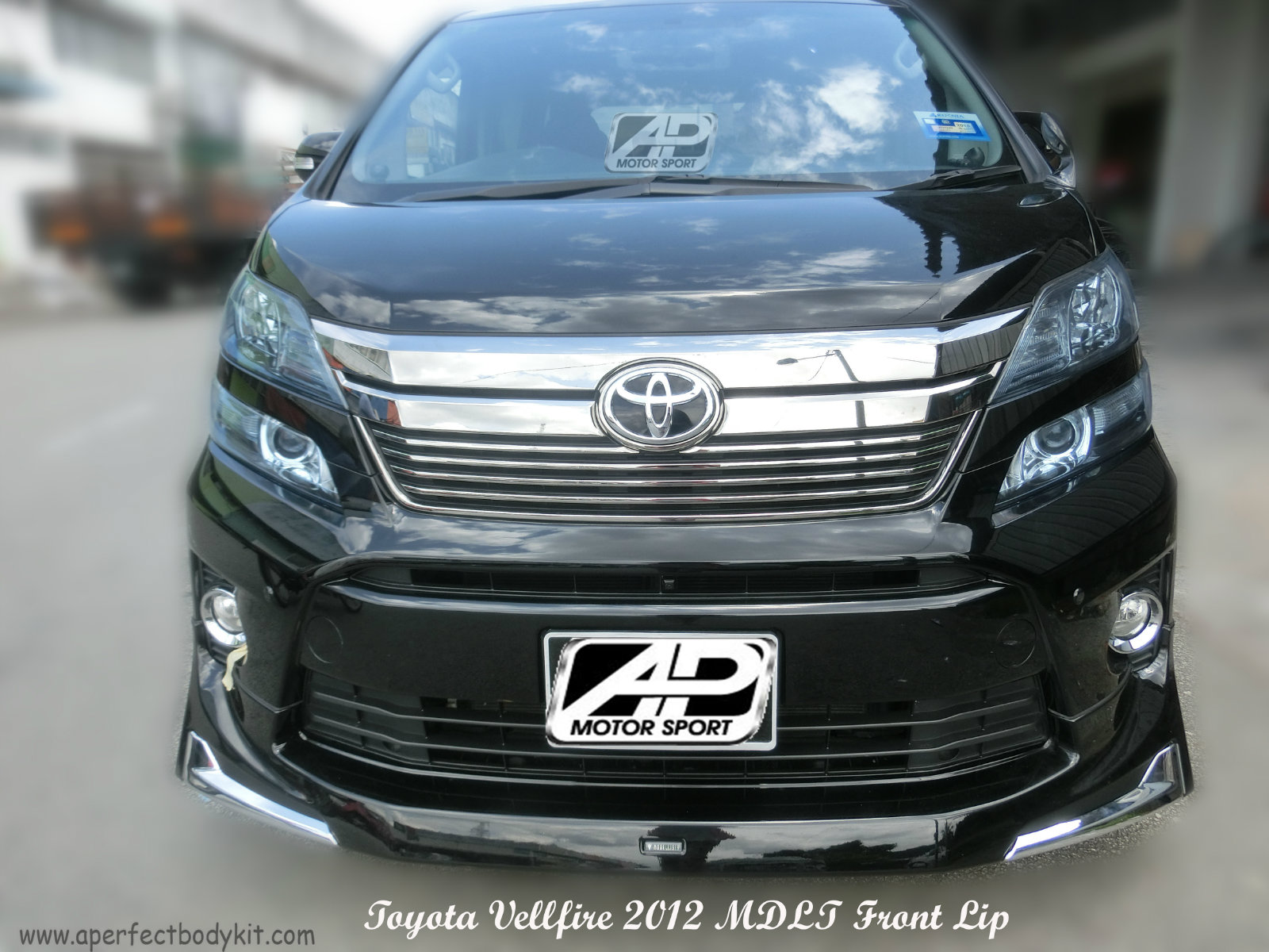 Toyota Vellfire 2012 MDLT Front Lip 