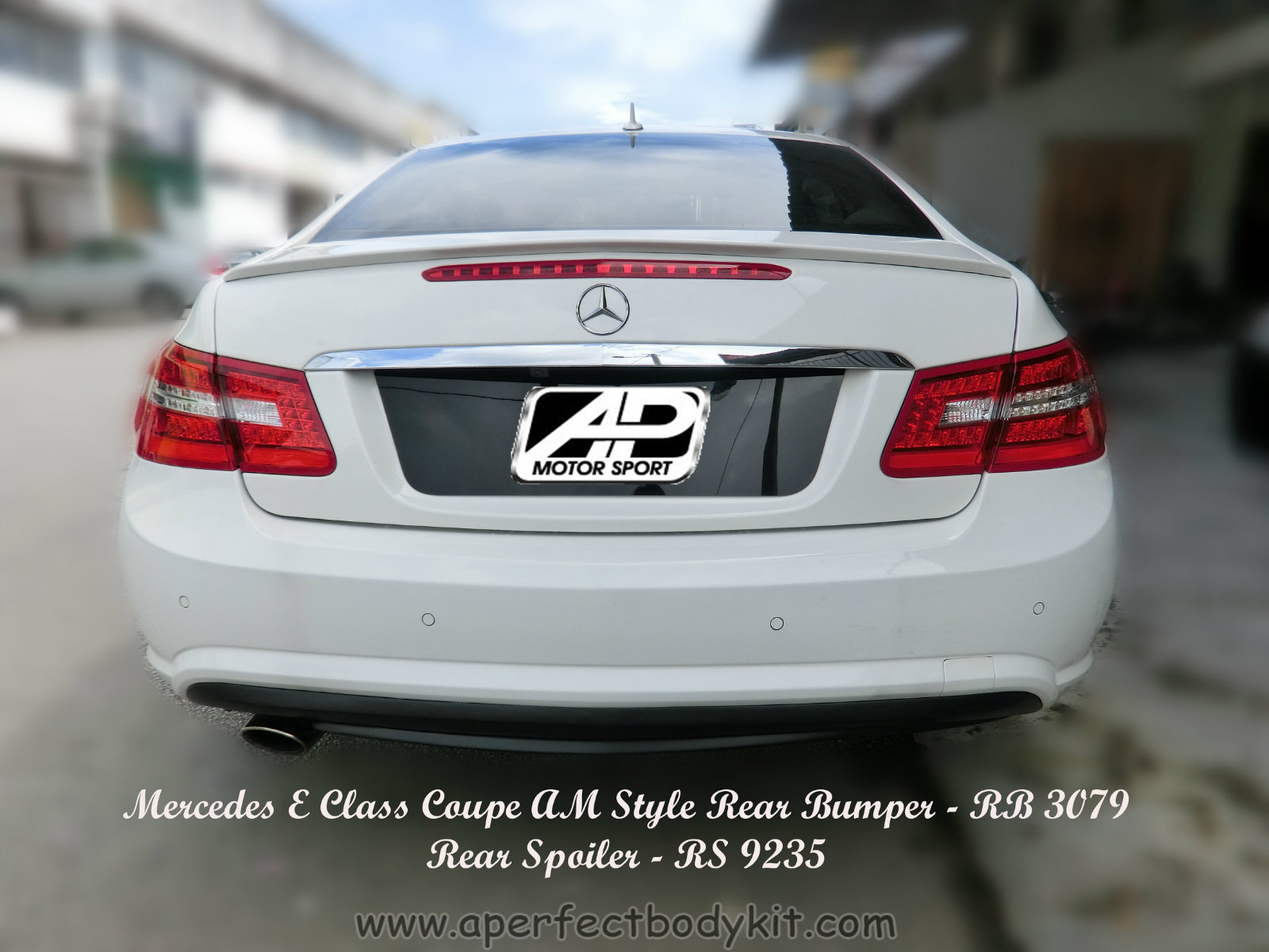 Mercedes E Class Coupe AM Style Rear Bumper & Rear Boot 