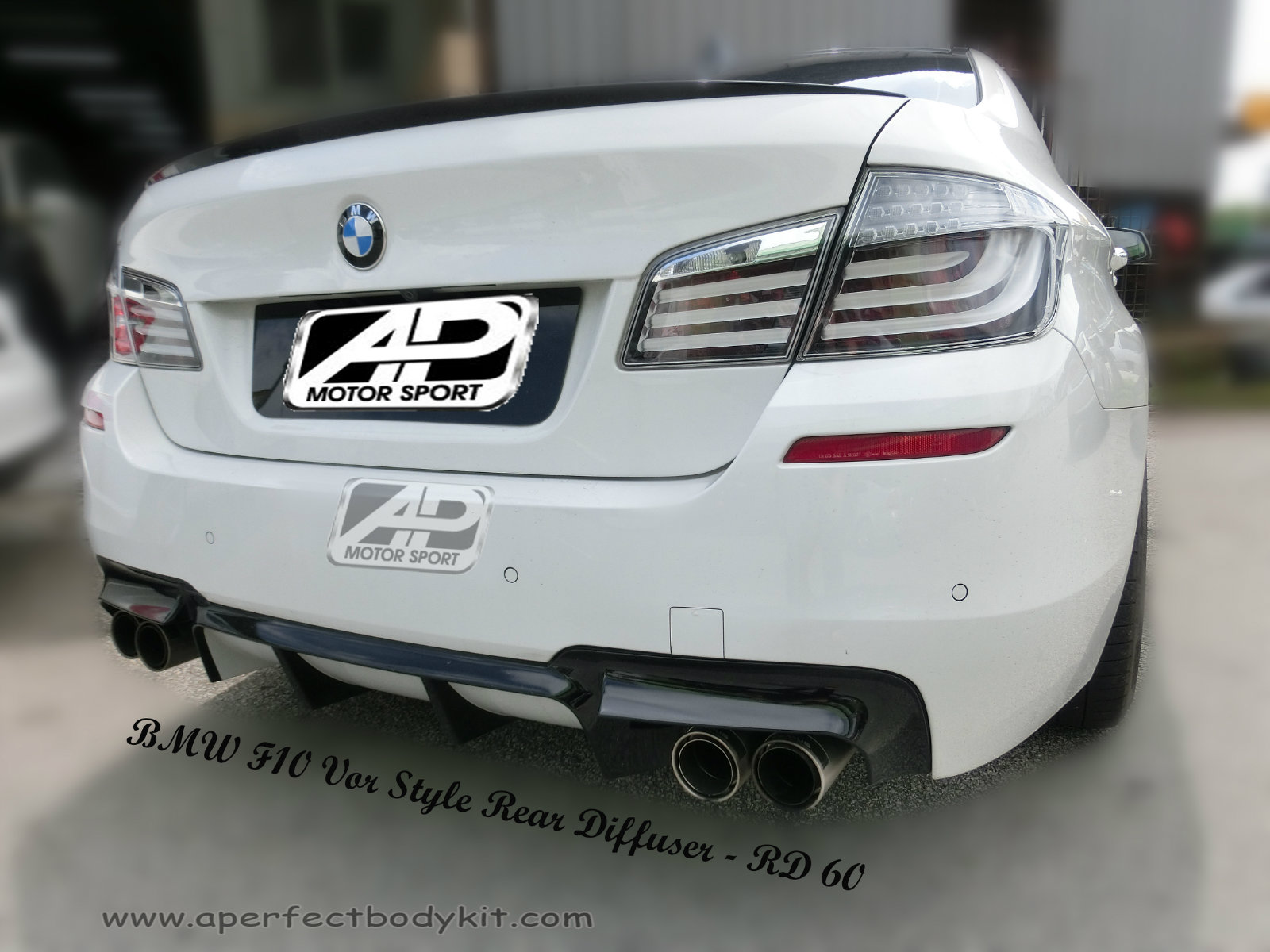 BMW F10 Vor Style Rear Diffuser 