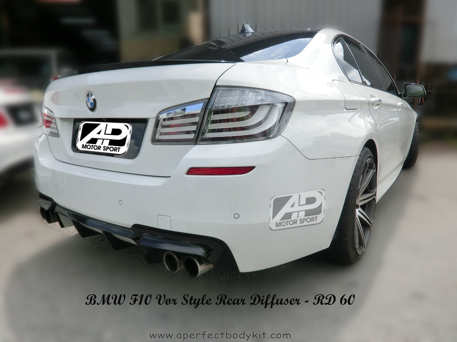 BMW F10 Vor Style Rear Diffuser 