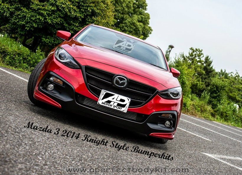 Mazda 3 2014 Hatchback Knight Style Front Bumper 