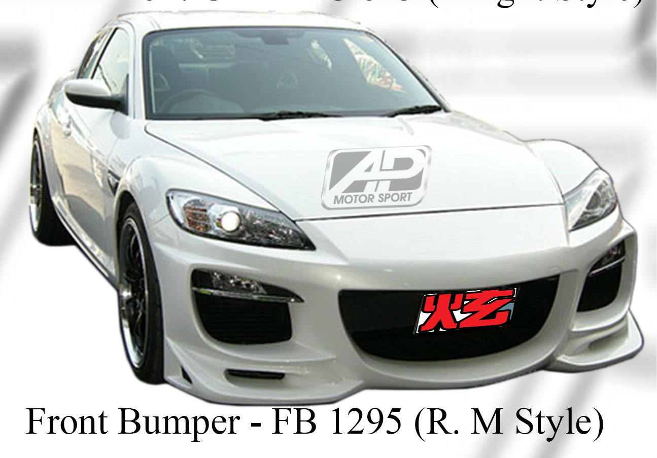 Mazda RX8 2010 R M Style Front Bumper 