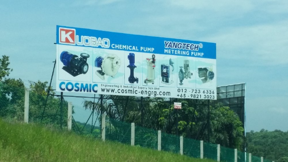 Cosmic Engineering & Industrial Supply Sdn. Bhd. Signboard!