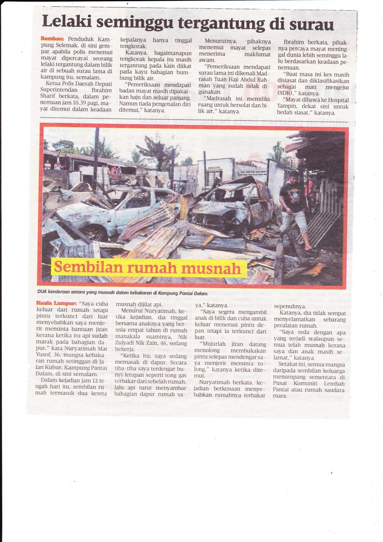 100216 - 9 rumah musnah 100216 - 9 rumah musnah