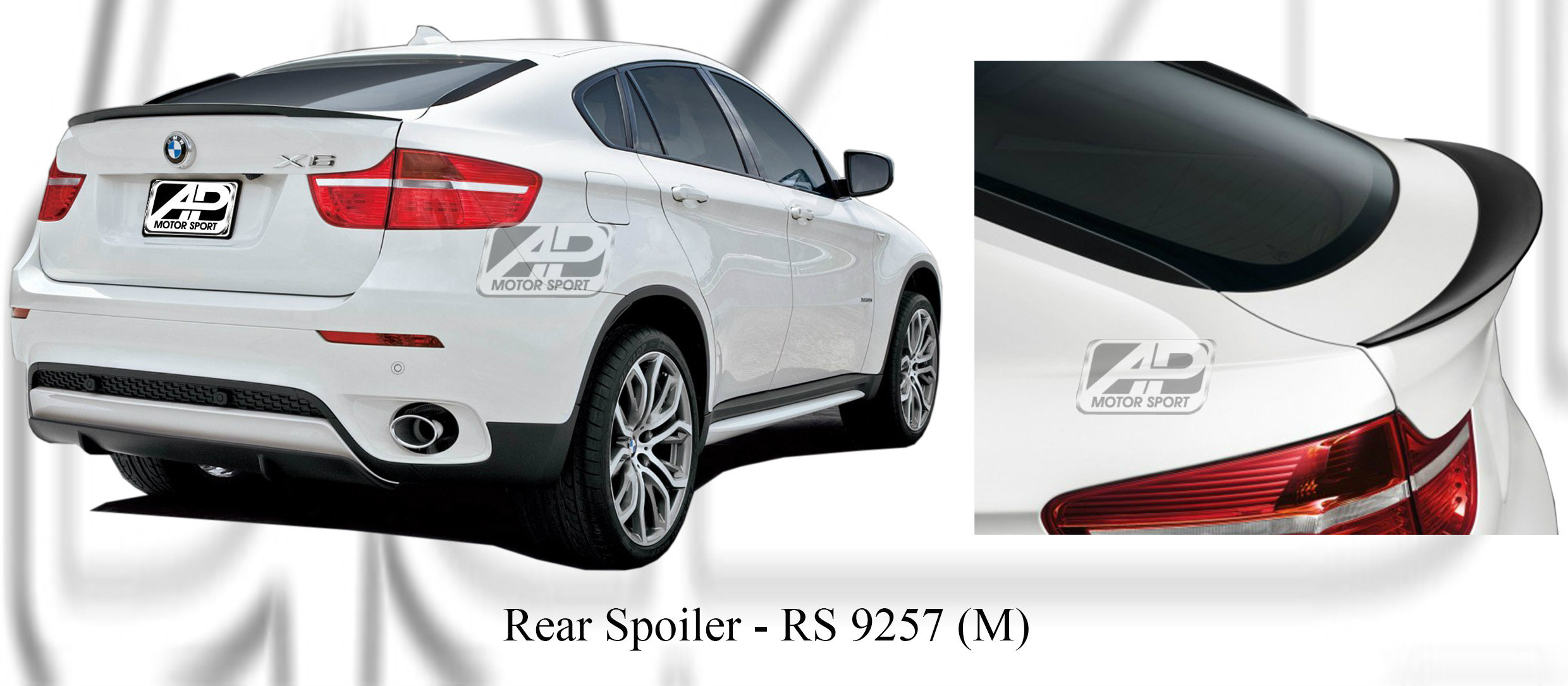 BMW X6 M Rear Spoiler 