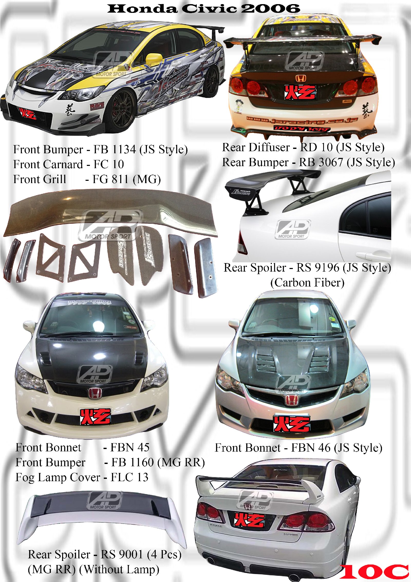 Honda Civic 2006 Bodykits 