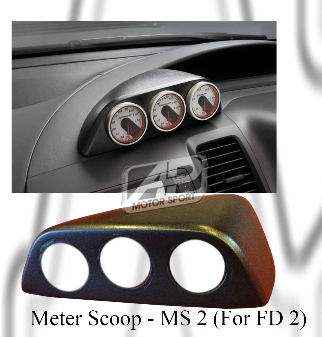 Honda Civic FD 2 Meter Scoop 