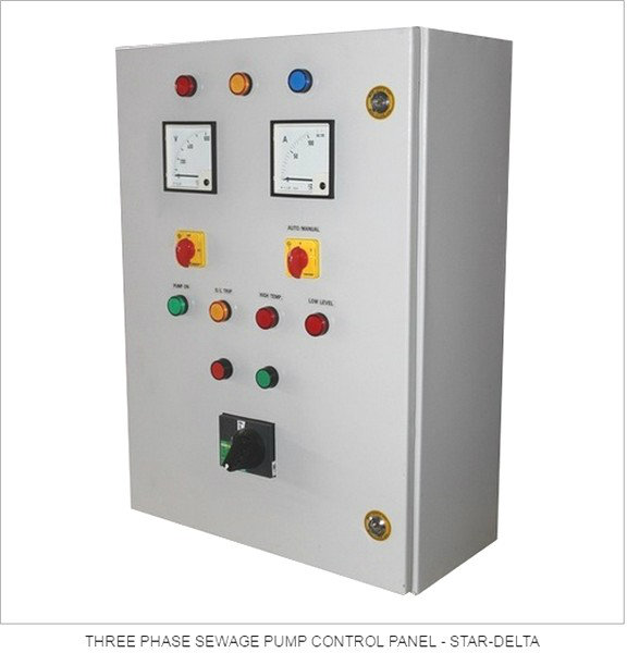 Three Phase Star Delta Control Panel Electrical Type, Centre