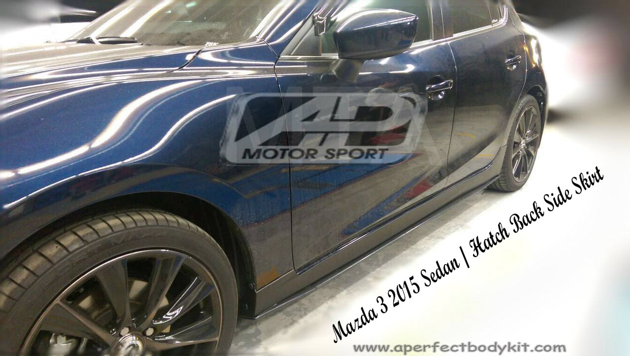 Mazda 3 2015 Knight Style Side Skirt 