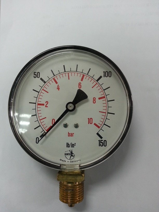 Plastic Casing Pressure Gauge