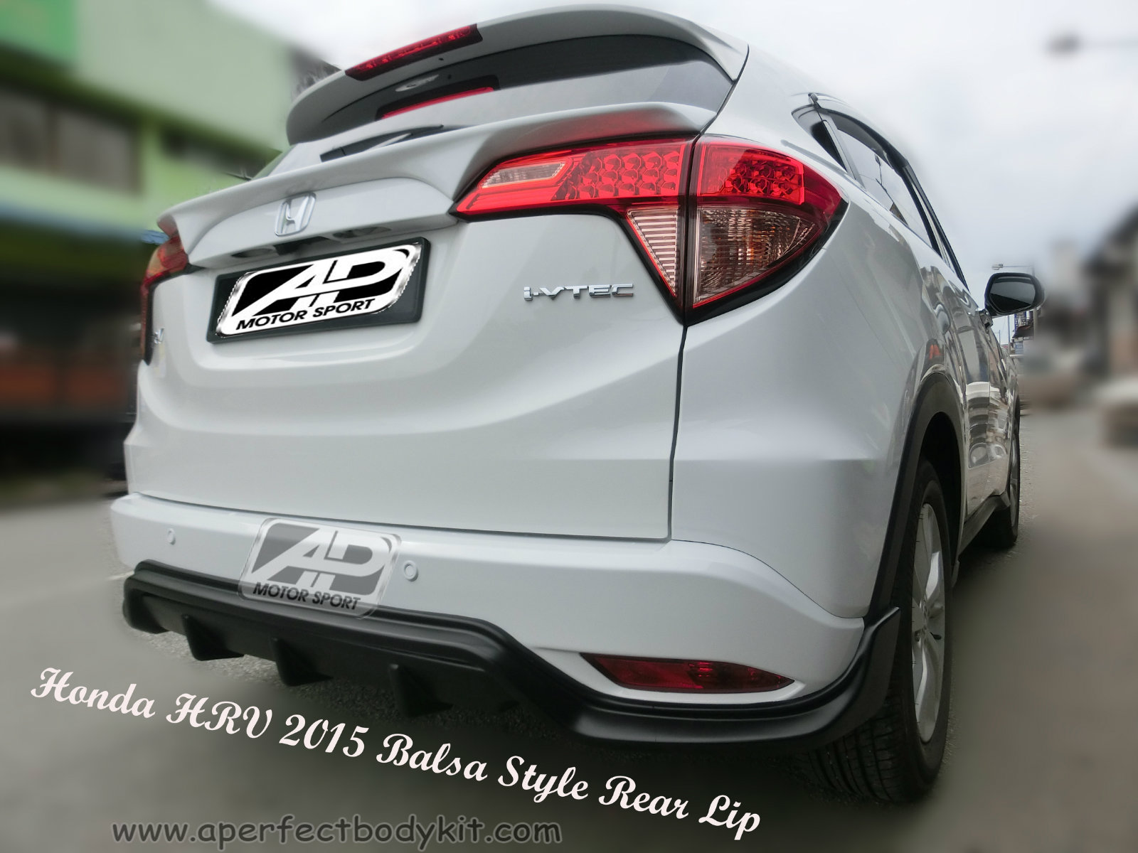 Honda HRV 2015 Balsa Style Rear Lip 