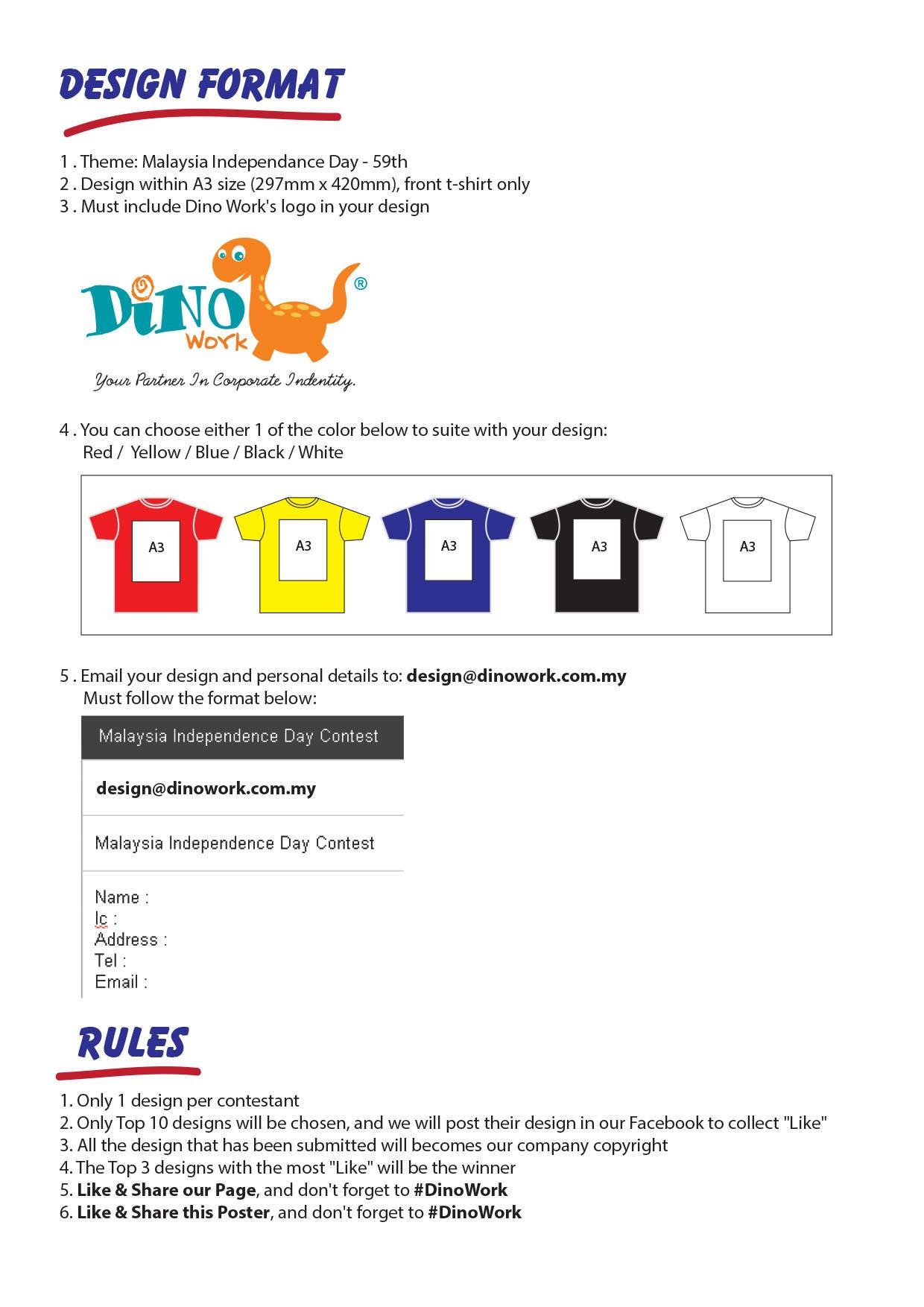 T-shirt Design Contest Rules T-shirt Design Contest Rules