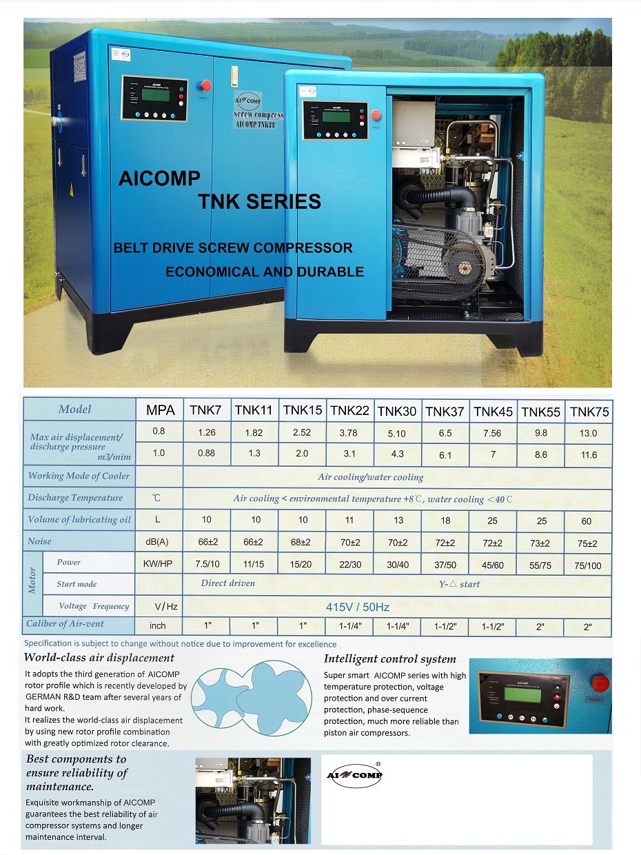 Screw Type Air Compressor TNK Series