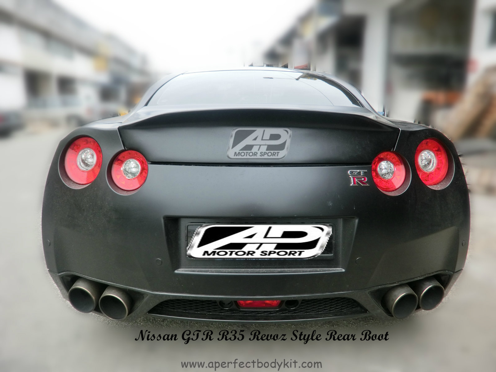 Nissan GTR R35 Revoz Style Rear Boot 