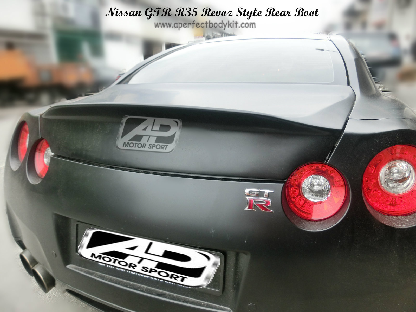 Nissan GTR R35 Revoz Style Rear Boot 