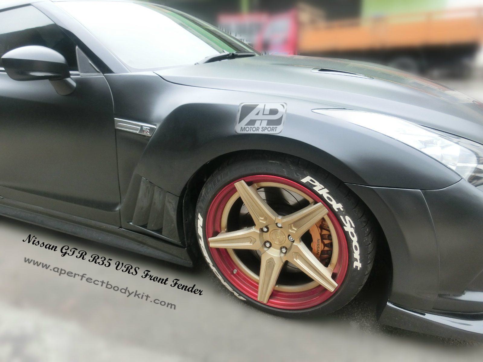 Nissan GTR R35 VRS Front Fender 