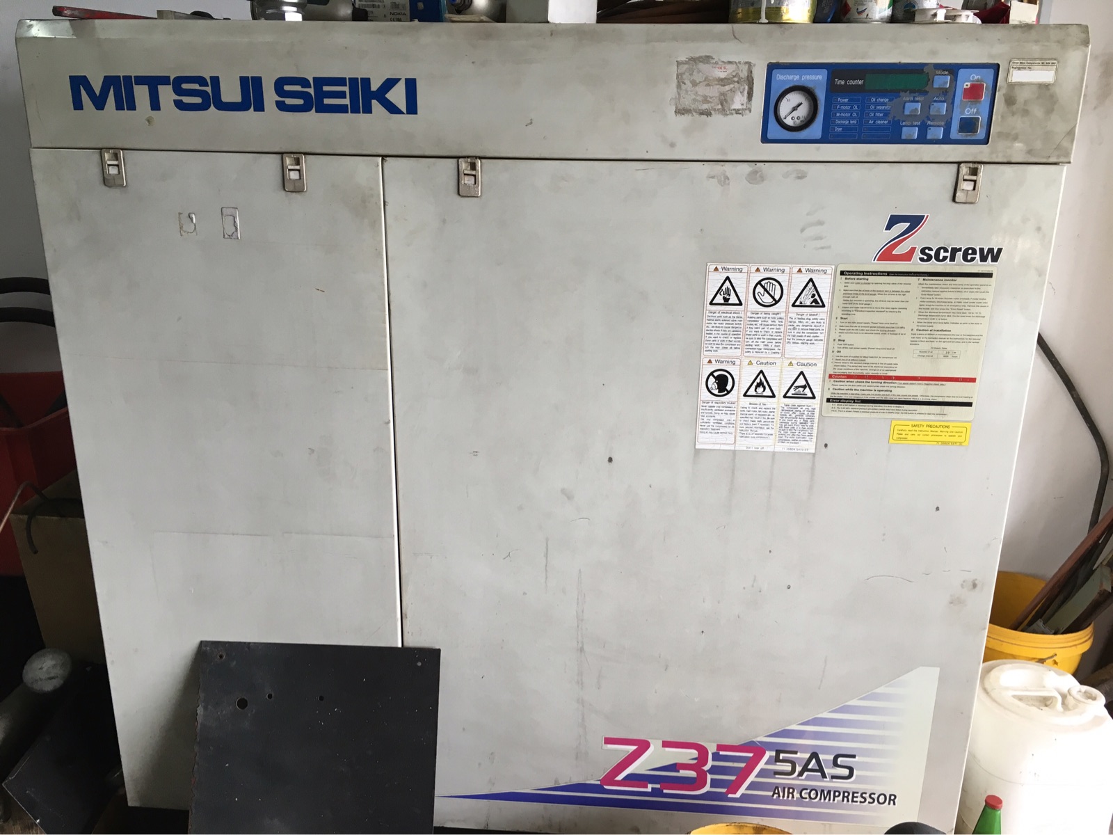 50 HP Mitsui Seiki Air Compressor