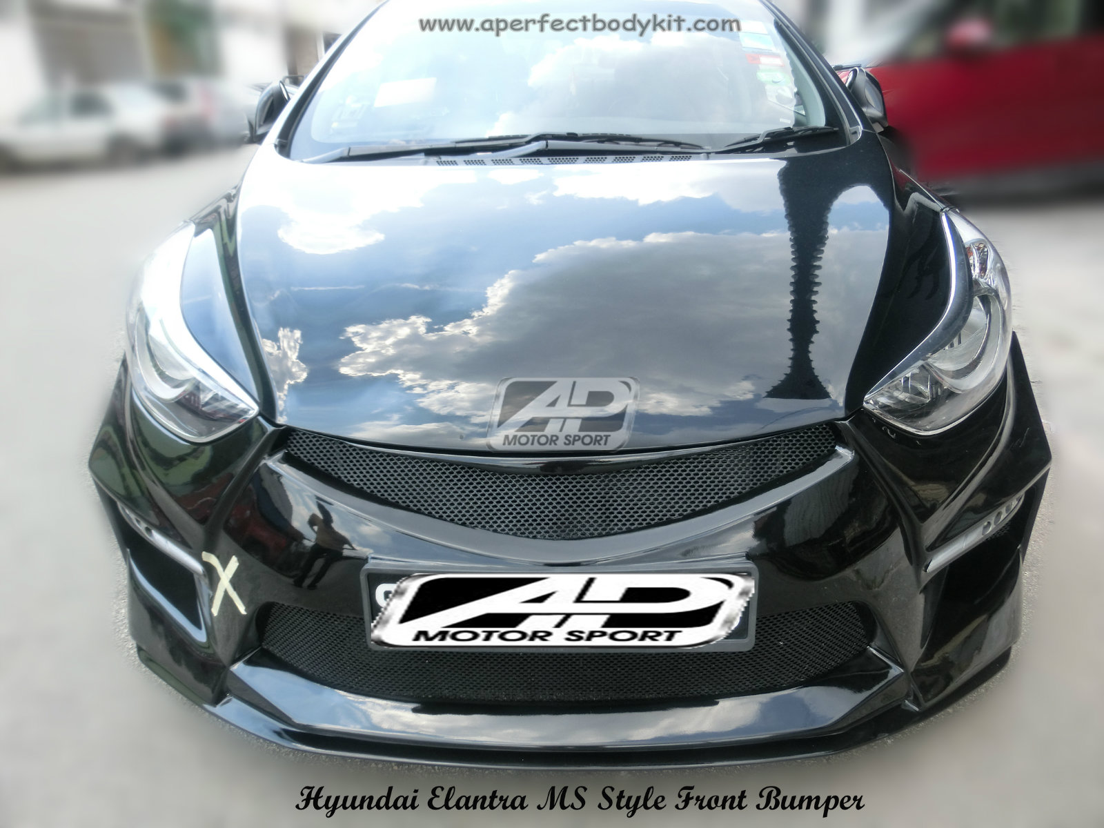 Hyundai Elantra 2011 MS Style Front Bumper 