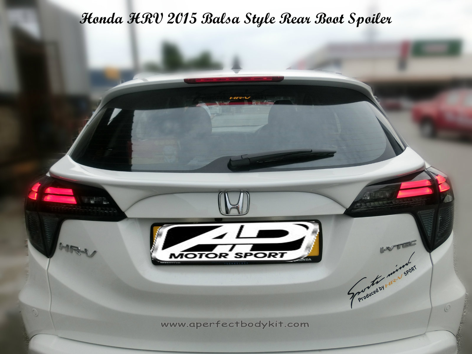 Honda HRV 2015 Balsa Style Rear Boot Spoiler 