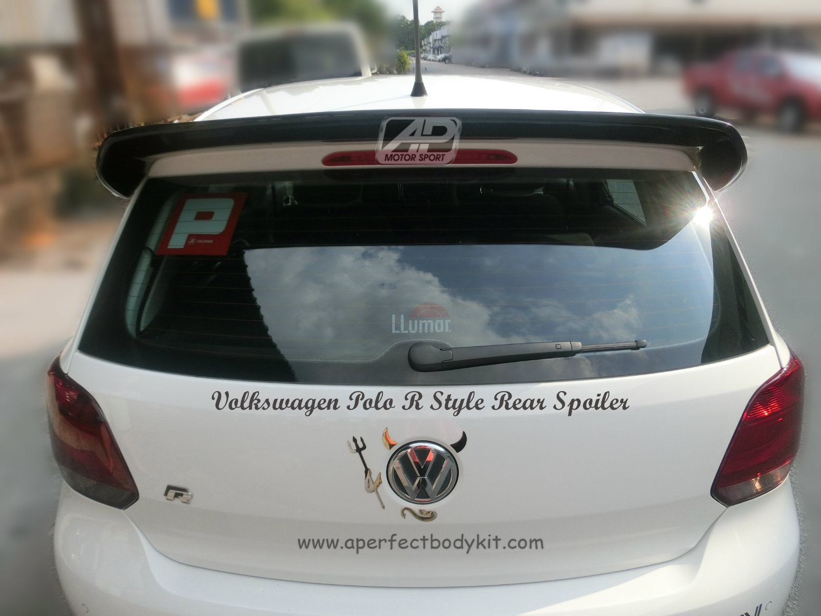 Volkswagen Polo R Style Rear Spoiler 