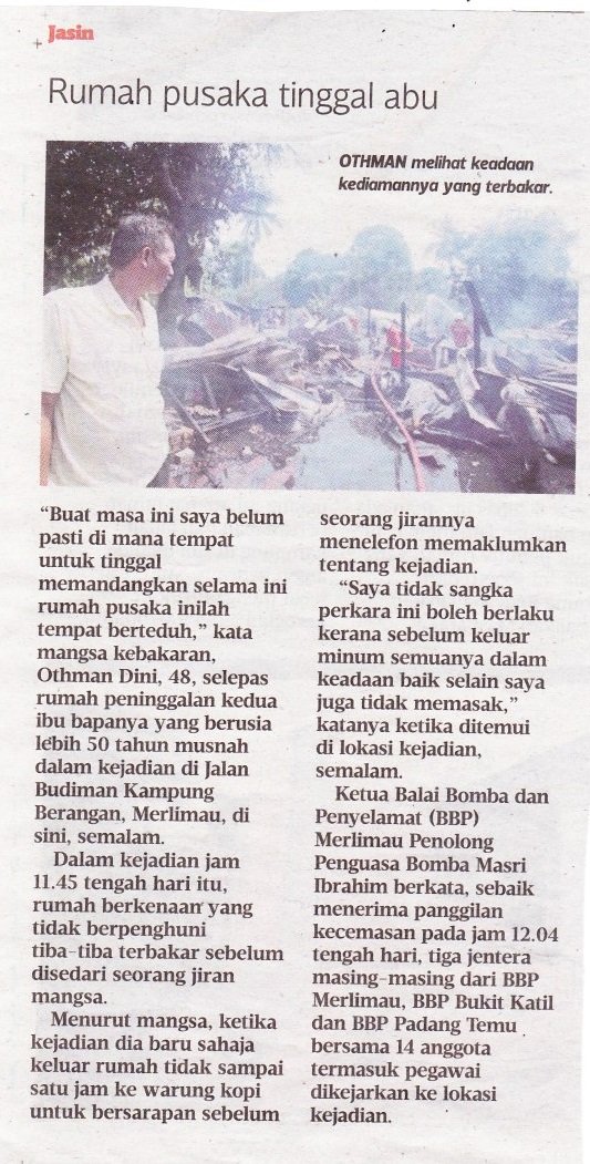 RUMAH PUSAKA TINGGAL ABU RUMAH PUSAKA TINGGAL ABU