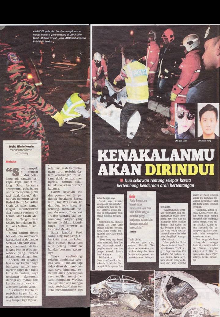 2 remaja mati rentung dalam kereta 2 remaja mati rentung dalam kereta