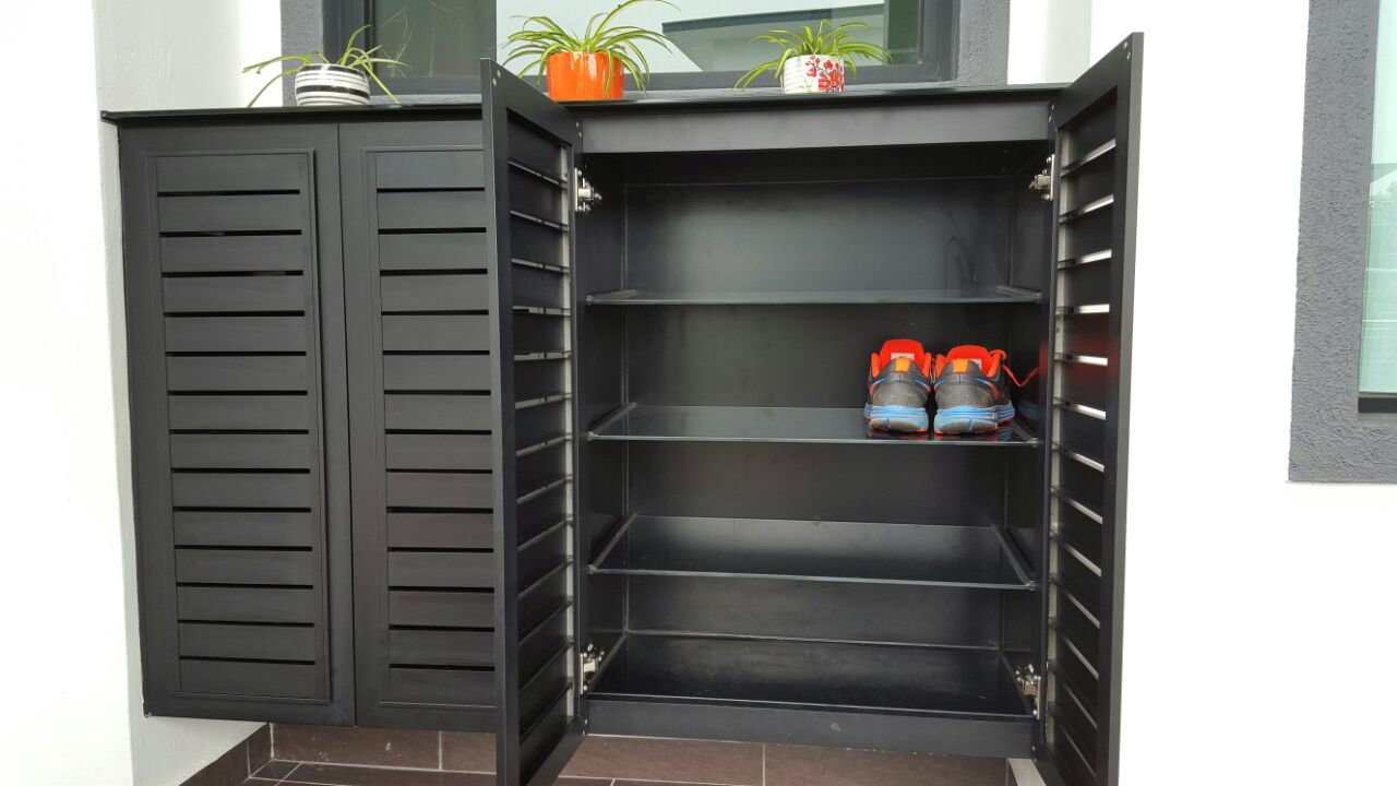 Alum Shoes Cabinet