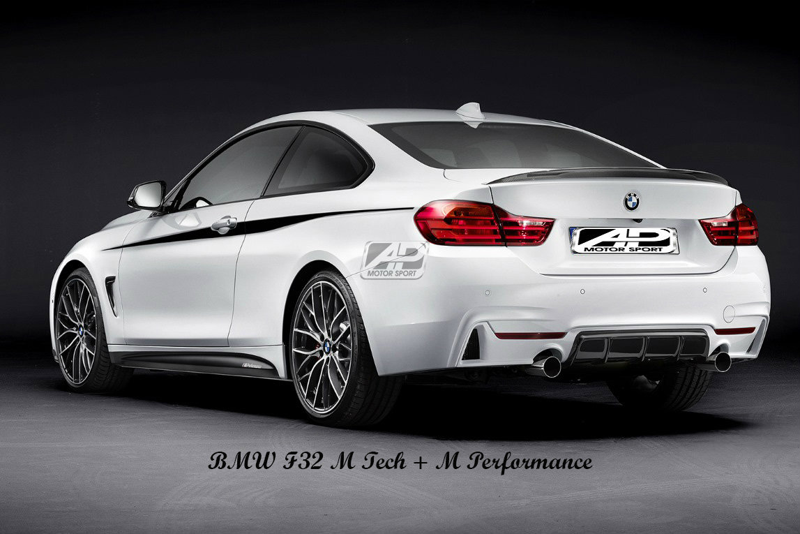 BMW F32 M Tech + M Performance Bumperkits 