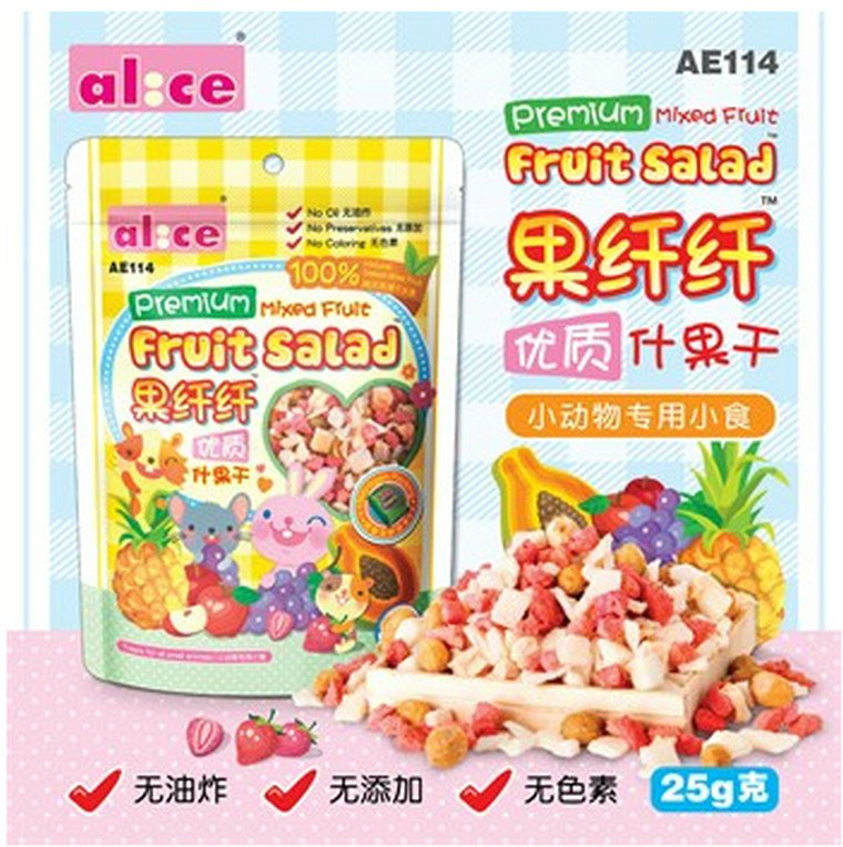 AE114 Alice Premium Fruit Salad 25gm