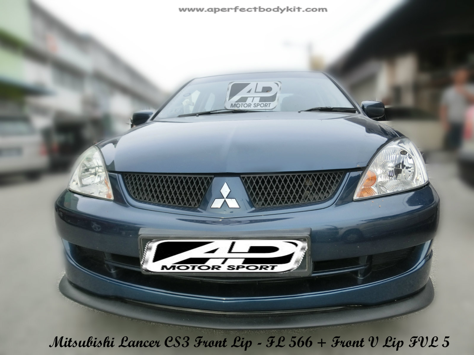 Mitsubishi Lancer CS3 Front Lip + Front V Lip Mitsubishi Lancer CS3