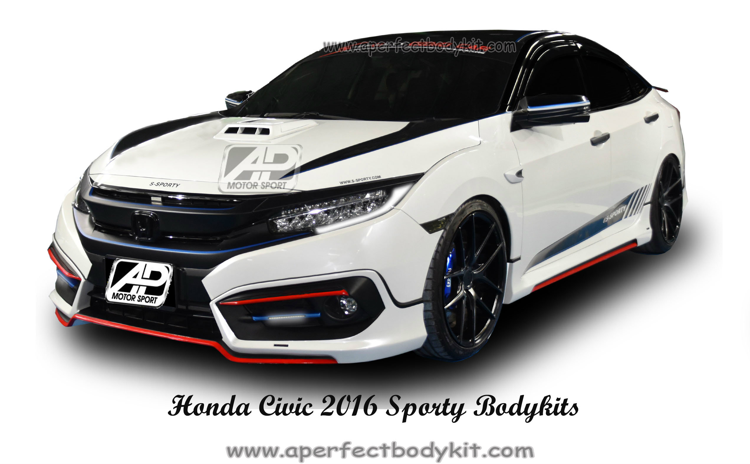 Honda Civic 2016 Sporty Bodykits 