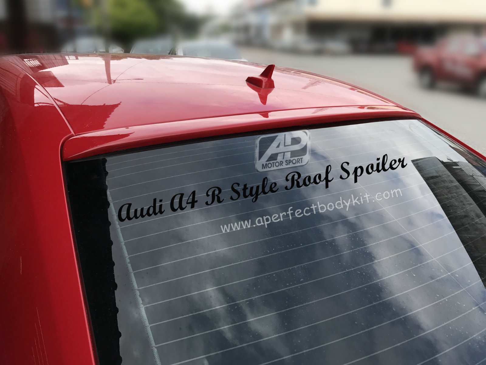 Audi A4 R Style Roof Spoiler 