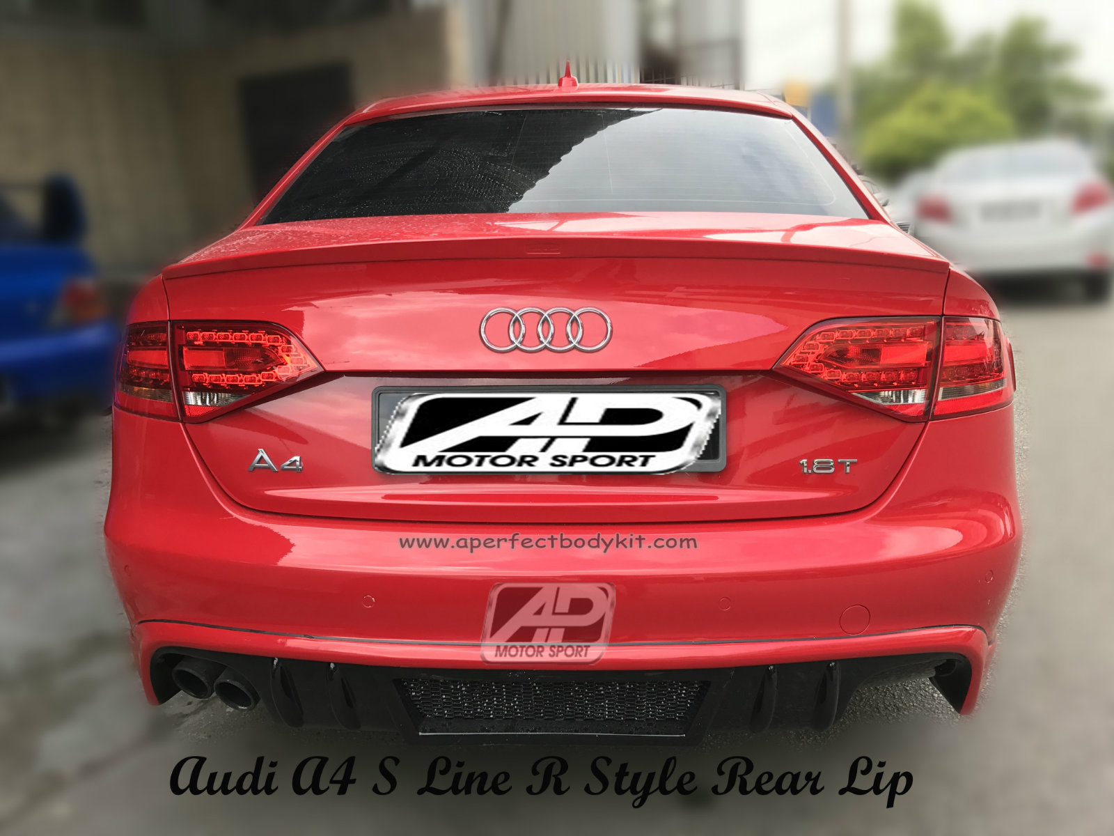 Audi A4 R Style S Line Rear Lip 